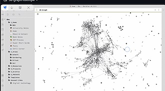 Obsidian 插件：3D Graph 一个可以把关系图谱 3D 化的绚烂插件