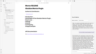 Obsidian 插件：AI Mentor