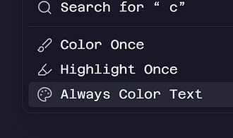 Obsidian 插件：Always Color Text