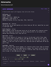 Obsidian 插件：Arroweds Adversary Bank