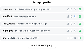 Obsidian 插件：Auto-Properties