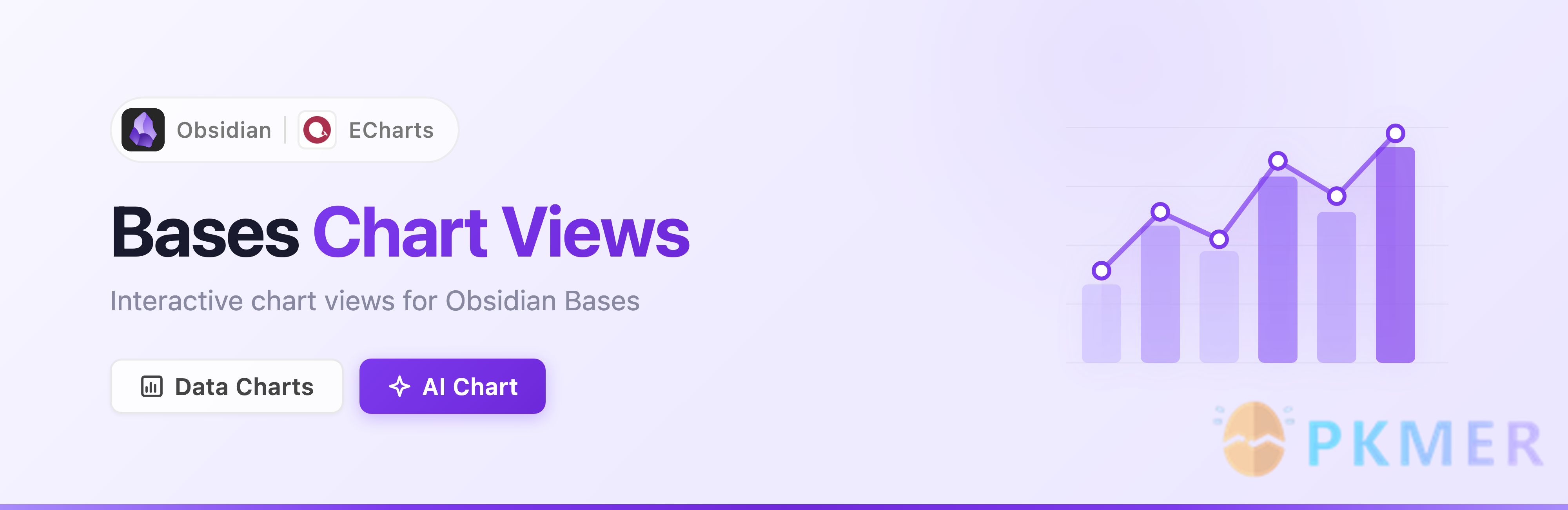 Obsidian 插件：Bases Chart Views--