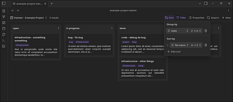 Obsidian 插件：Bases Kanban
