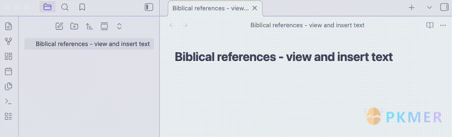 Obsidian 插件：BibLens--
