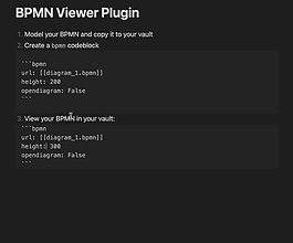 Obsidian 插件：BPMN Plugin