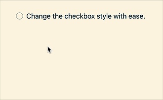 Obsidian 插件：Checkbox Style Menu