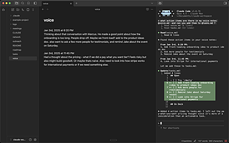 Obsidian 插件：Claude Sidebar