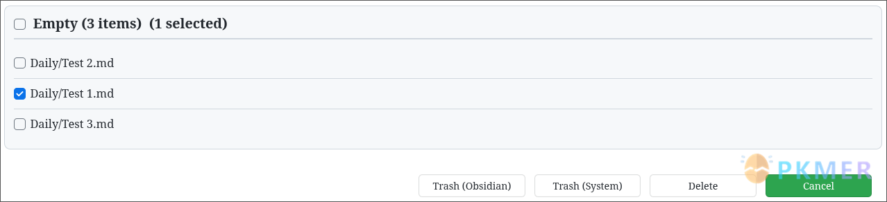 Obsidian 插件：Cleaning Service--