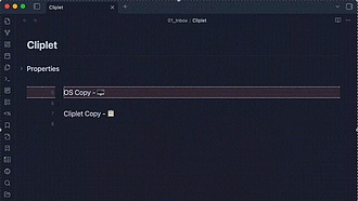 Obsidian 插件：Cliplet