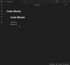 Obsidian 插件：Code Blocks commands