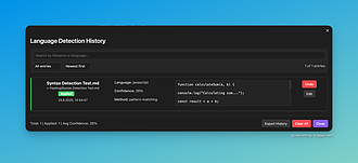 Obsidian 插件：CodeBlock Language Detector