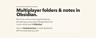Obsidian 插件：Collaborative Folders