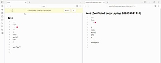 Obsidian 插件：Conflict Manager