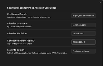 Obsidian 插件：Confluence Integration