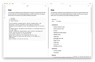 Obsidian 插件：Cooklang Codeblock