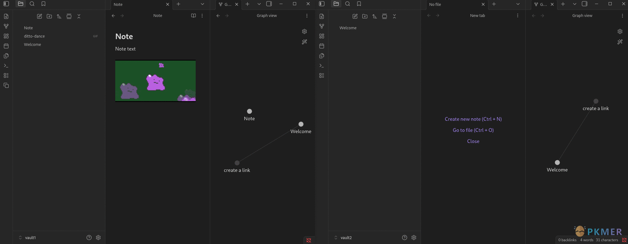 Obsidian 插件：Copy Notes to Vault--