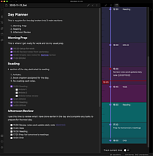 Obsidian 插件：Day Planner (OG)