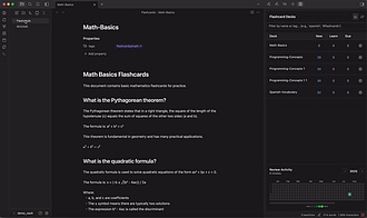 Obsidian 插件：Decks