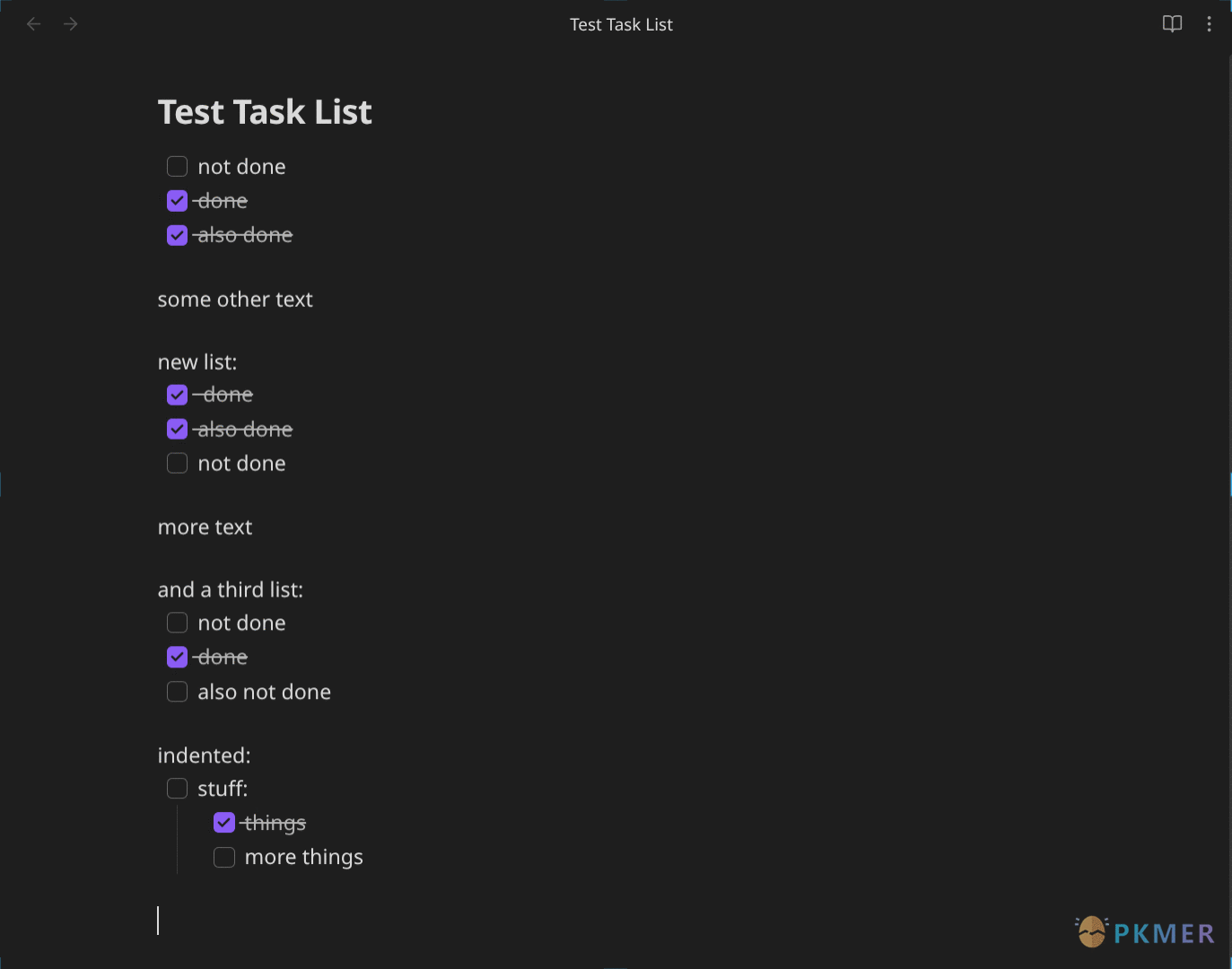 Obsidian 插件：Delete Checked Items--