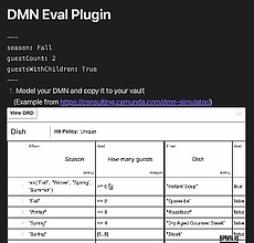 Obsidian 插件：DMN Eval