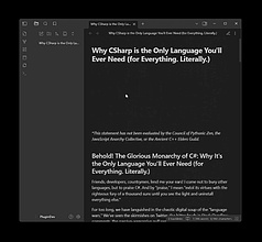 Obsidian 插件：Drag To Scroll
