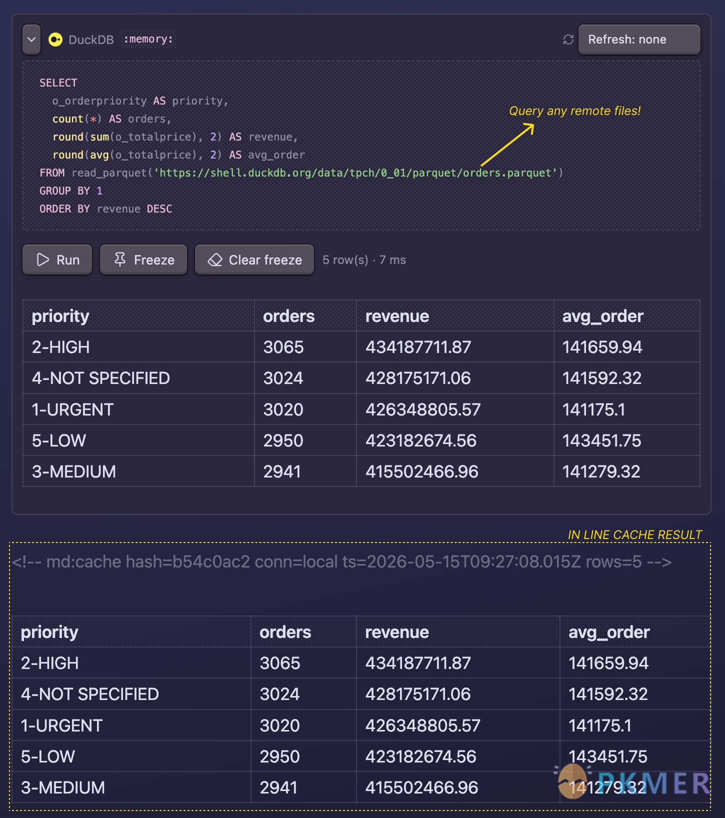 Obsidian 插件：DuckDB and MotherDuck--