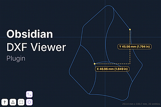Obsidian 插件：DXF Viewer