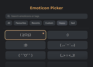 Obsidian 插件：Emoticon Picker