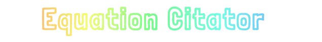 Obsidian 插件：Equation Citator--