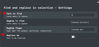 Obsidian 插件：Find and replace in selection