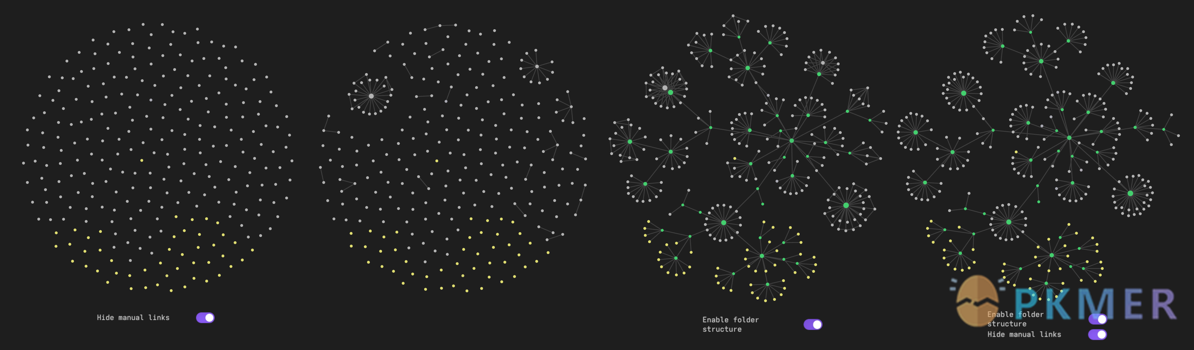 Obsidian 插件：Folder Graph View--