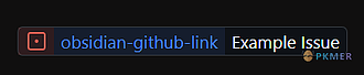 Obsidian 插件：GitHub Link