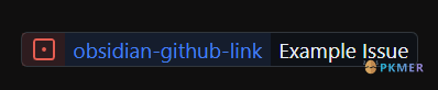 Obsidian 插件：GitHub Link--