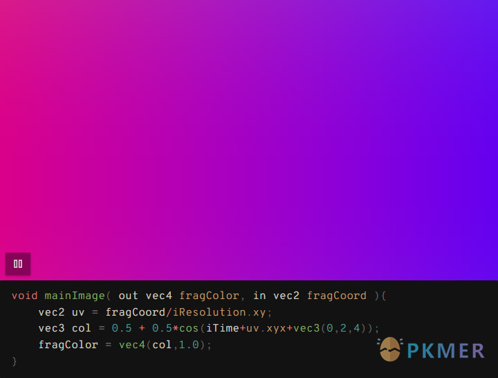 Obsidian 插件：GLSL Viewer--