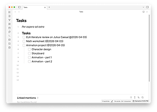 Obsidian 插件：iCal Task Sync