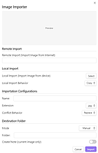 Obsidian 插件：Image Importer