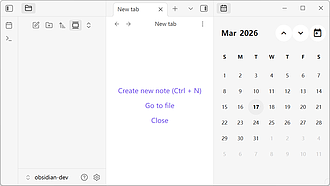 Obsidian 插件：Just Calendar