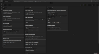 Obsidian 插件：Kanban view