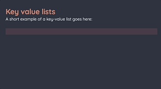 Obsidian 插件：Key-Value List