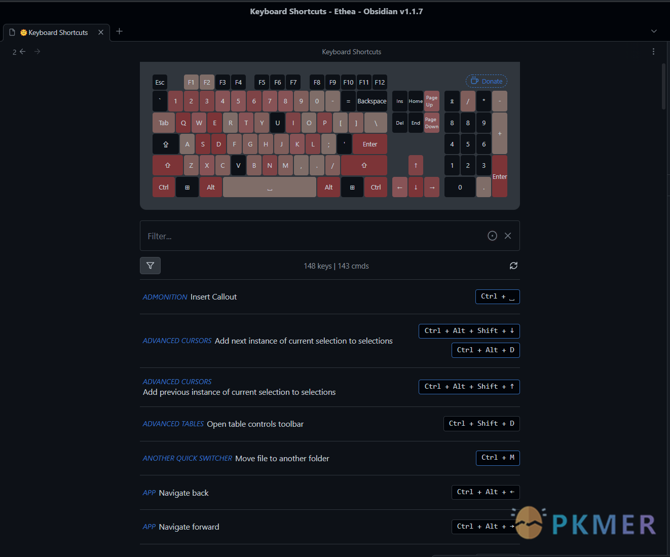 Obsidian 插件：Keyboard Analyzer--概述