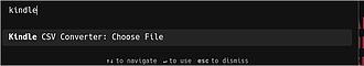 Obsidian 插件：Kindle CSV Converter