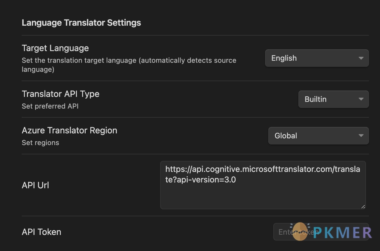 Obsidian 插件：Language Translator--