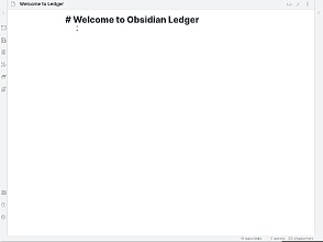 Obsidian 插件：Ledger