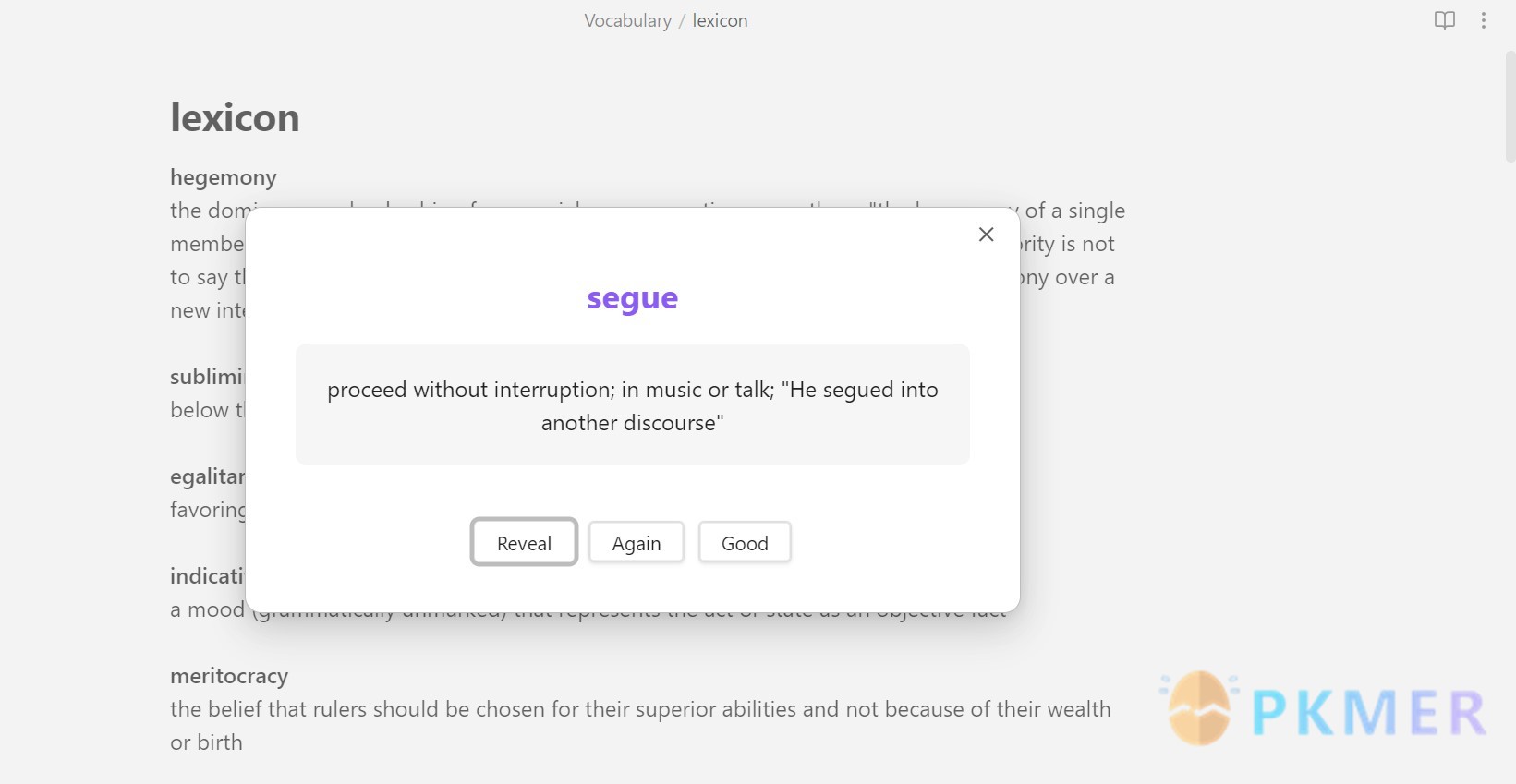 Obsidian 插件：Dictionary Lexicon--
