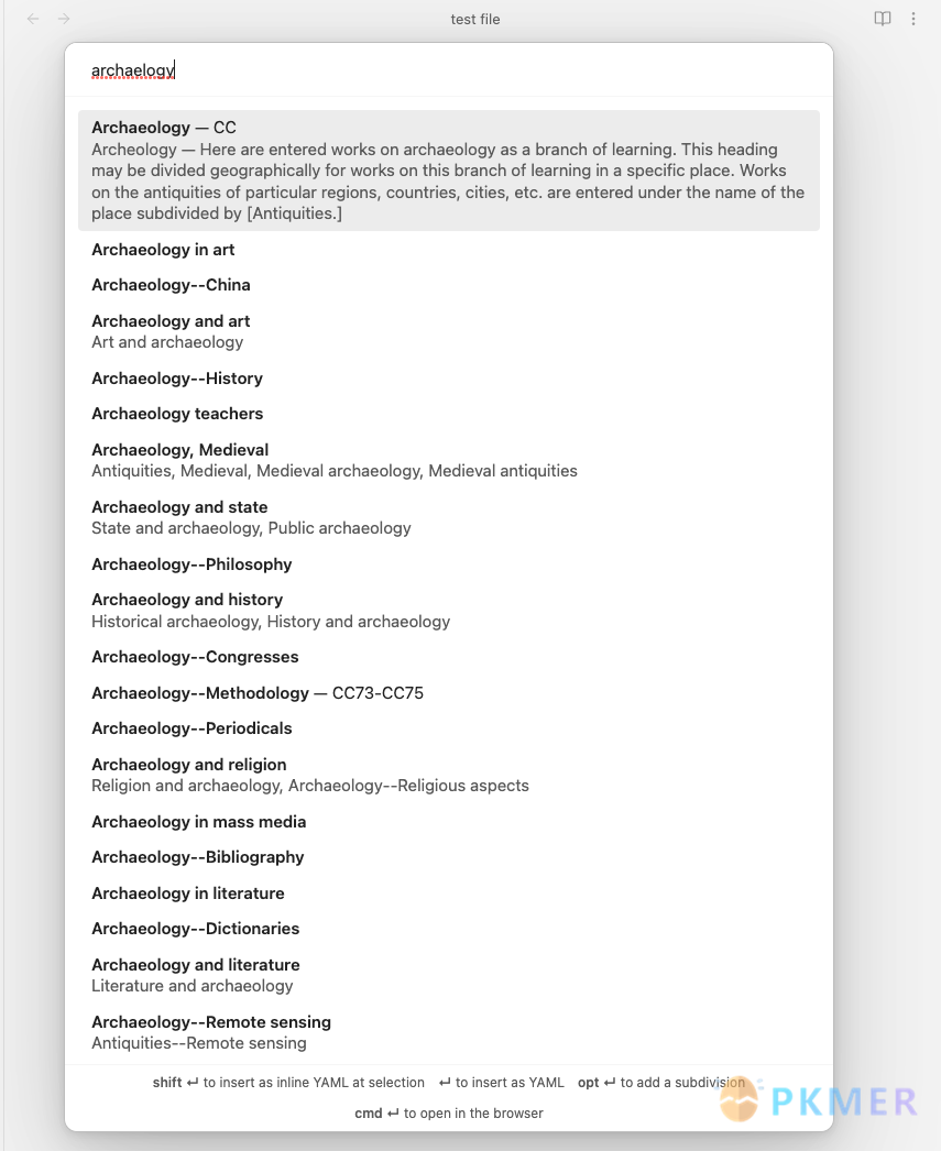 Obsidian 插件：Linked Data Vocabularies--概述
