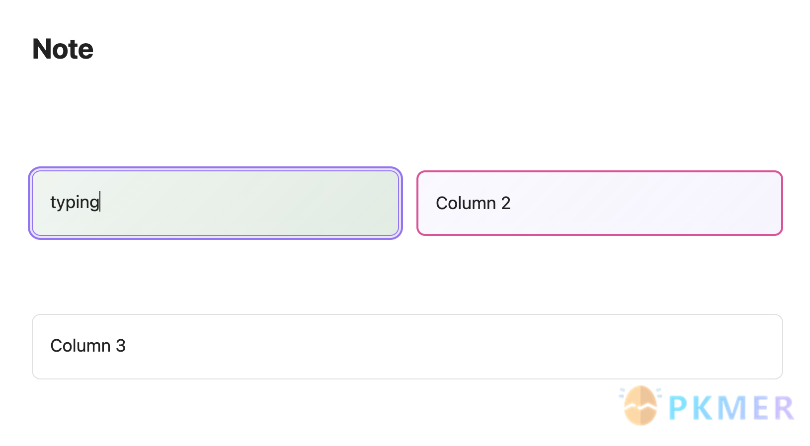 Obsidian 插件：Live Columns--