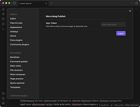 Obsidian 插件：Micro.publish
