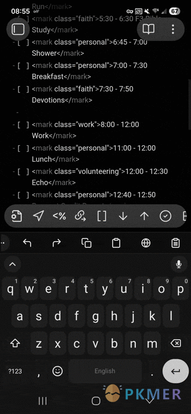 Obsidian 插件：Mobile Suggestion Helper--