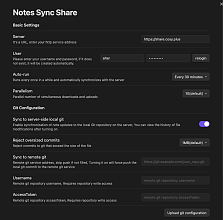 Obsidian 插件：Notes Sync Share