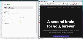 Obsidian 插件：NoteTweet